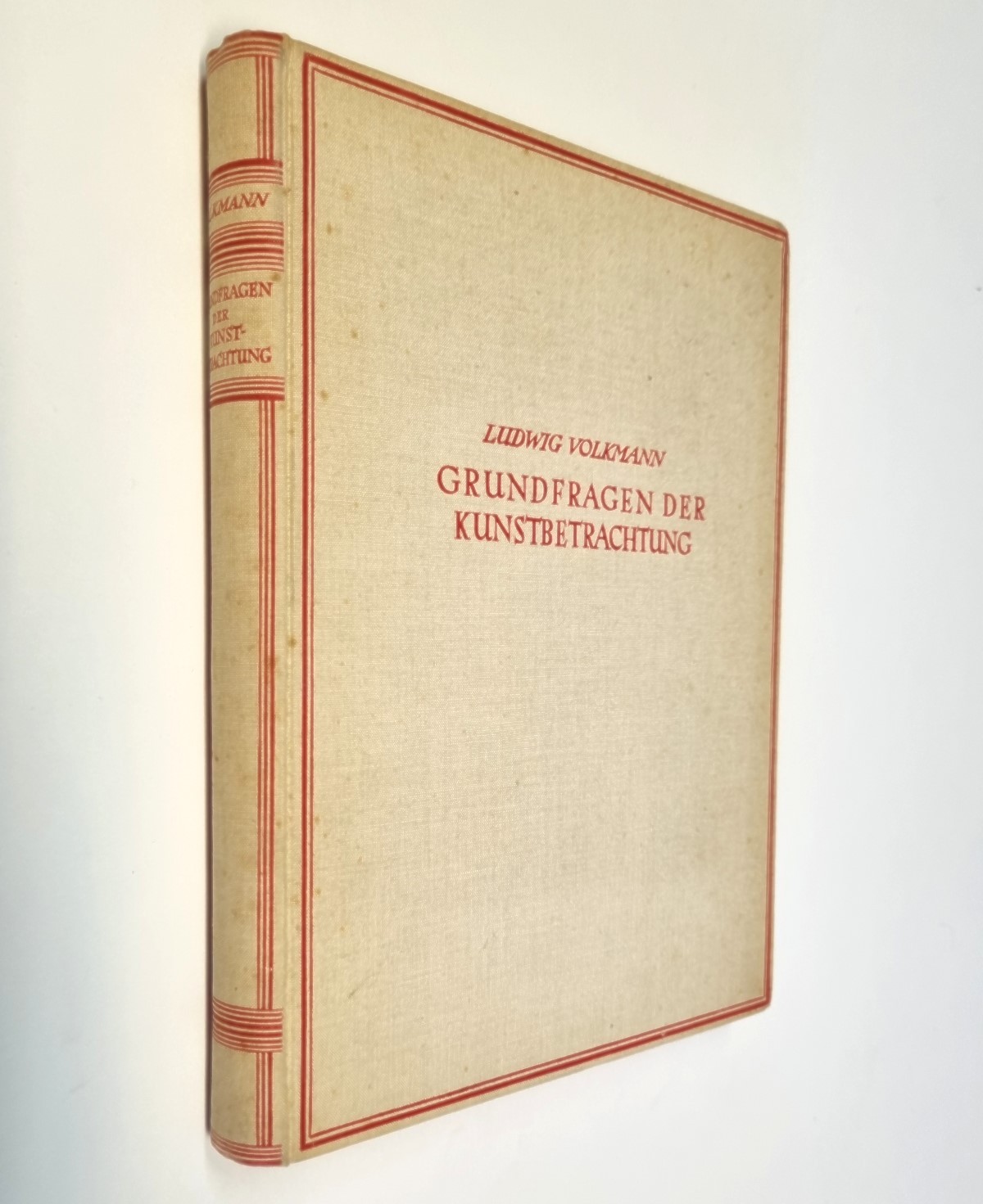 Grundfragen der Kunstbetrachtung von 1925