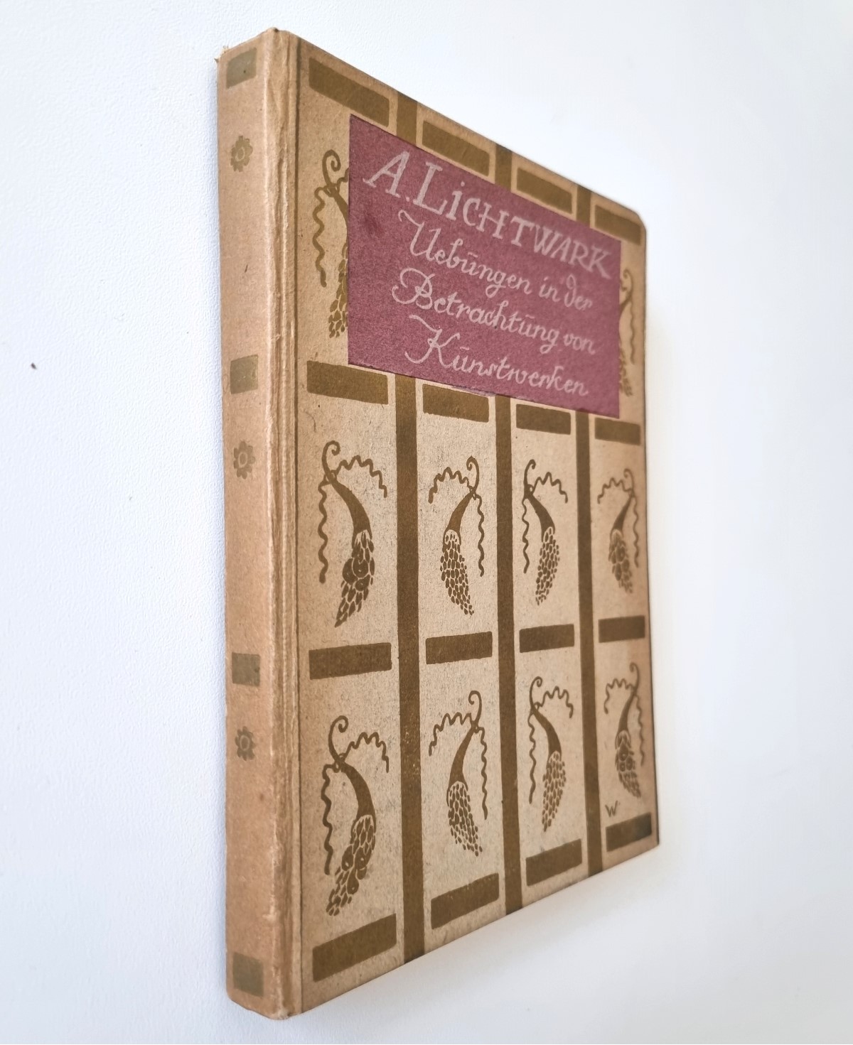 Lichtwark, Übungen in der Betrachtung von Kunstwerken, 1906