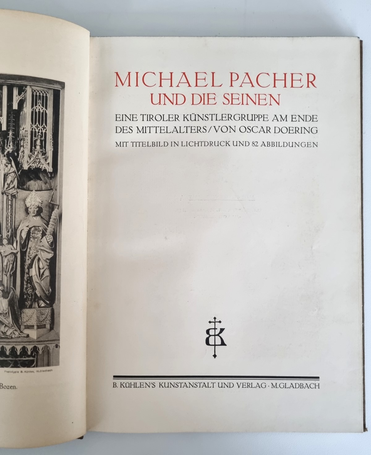 Monographie Michael Pacher, von Oscar Doering