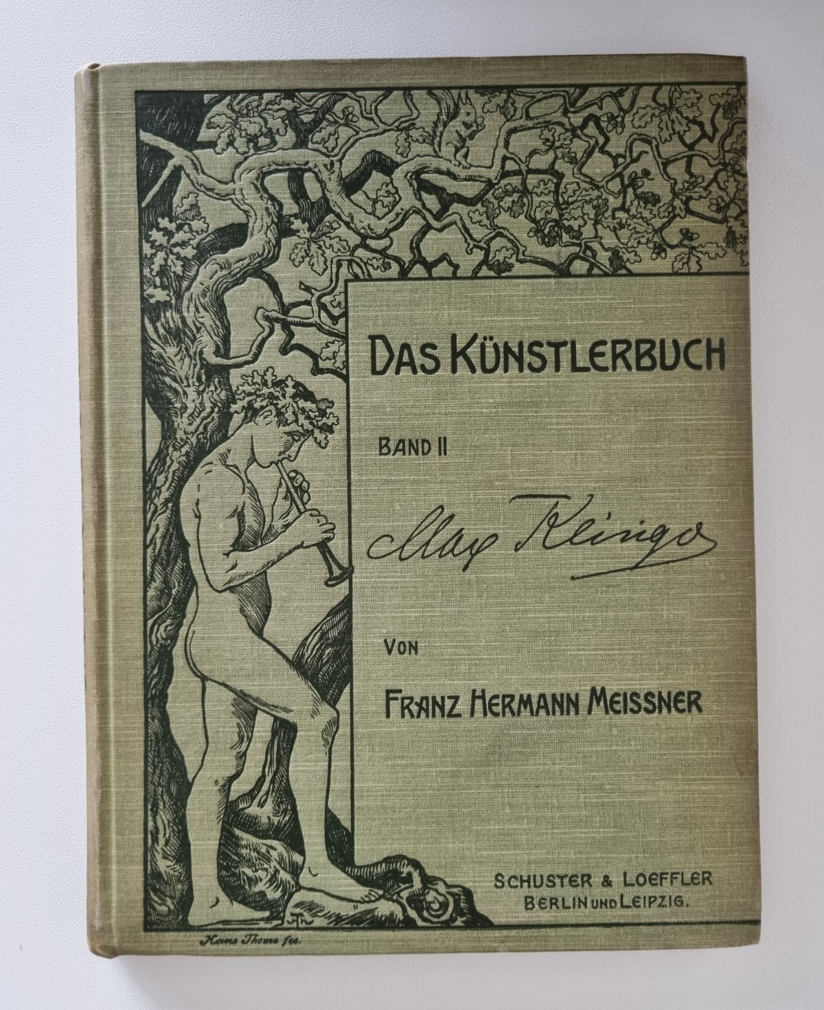 Monographie Max Klinger von Franz Hermann Meissner von 1899