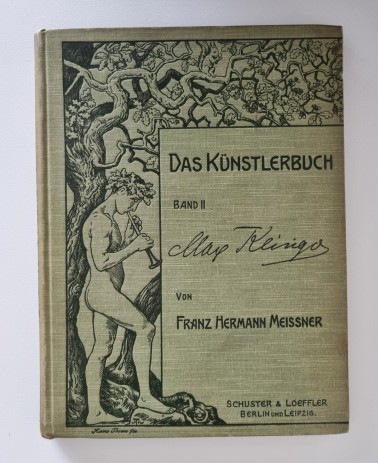 Monographie Max Klinger von Franz Hermann Meissner von 1899
