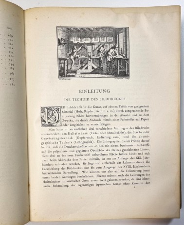 Buch von 1911, Kupferstich und Holzschnitt in vier Jahrhunderten, Einleitung