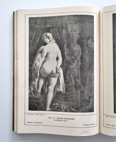 Das weibliche Schönheitsideal in der Malerei, Buch 1912, Abb. 148 Badende Frau von Jordaens