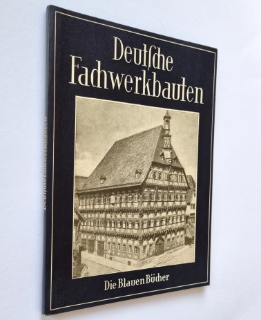 Deutsche Fachwerkbauten, Bucheinband von 1959, Reihe: Die Blauen Bücher