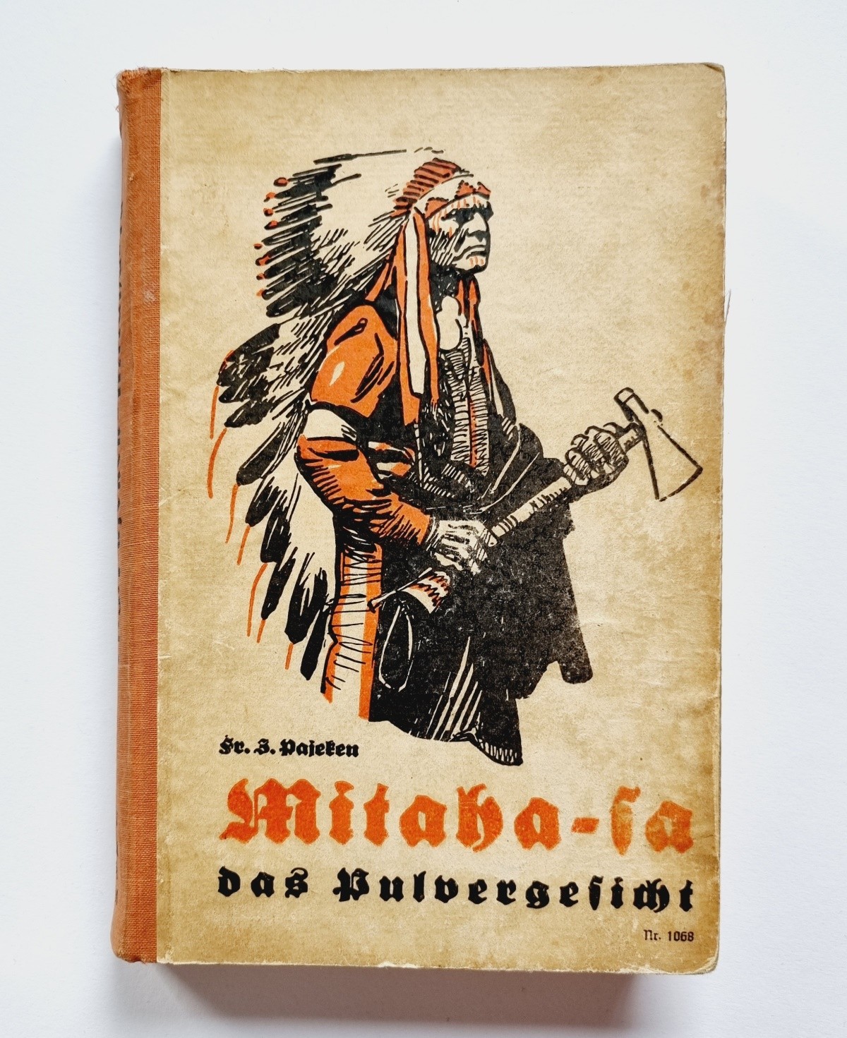 Mitaha-sa das Pulvergesicht, Jugendbuch von 1949, Buchdeckel
