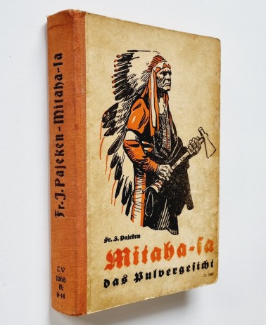 Mitaha-sa das Pulvergesicht, Jugendbuch von 1949, Einband farbig