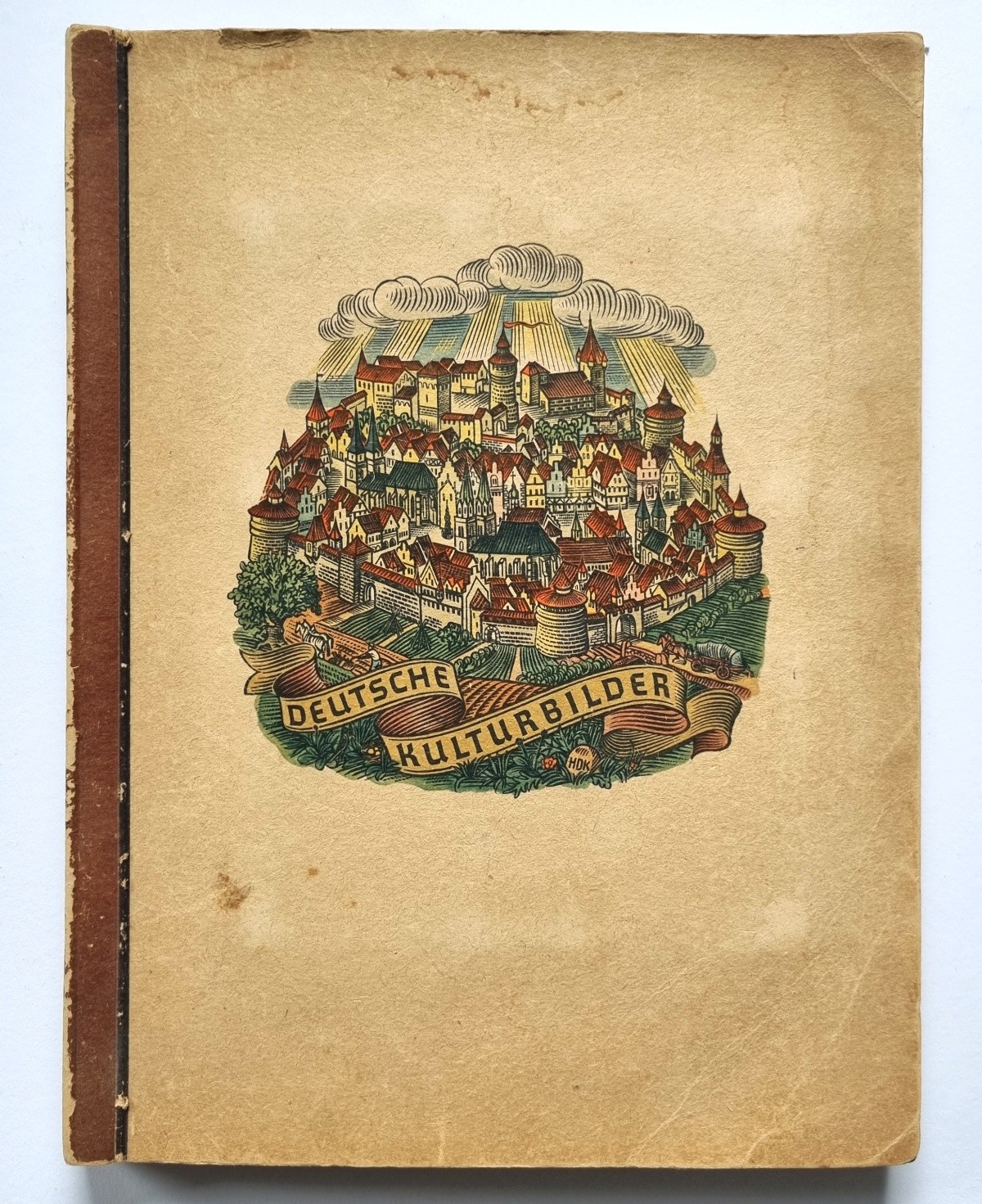 Sammelbilderalbum Deutsche Kulturbilder 9, Einbanddeckel 1936