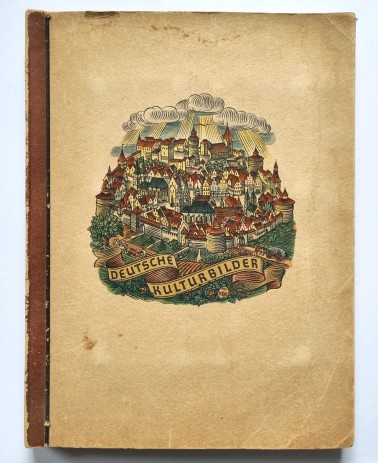 Sammelbilderalbum Deutsche Kulturbilder 9, Einbanddeckel 1936
