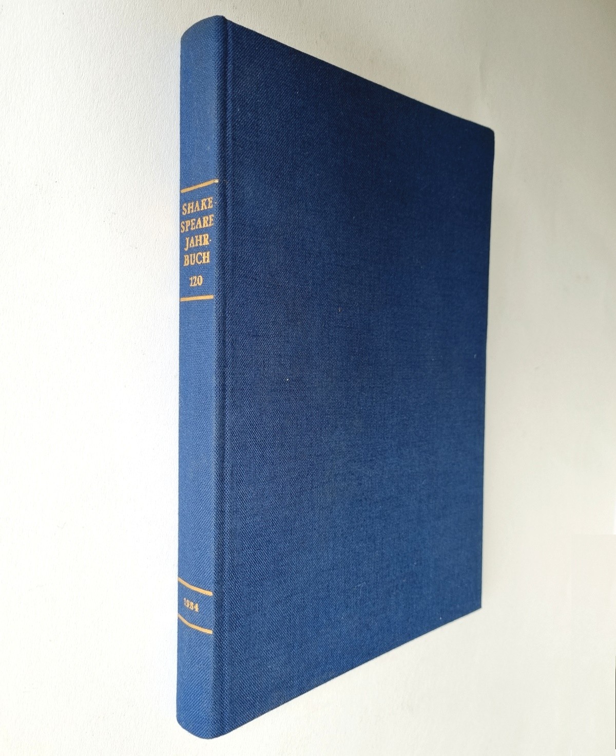 Shakespeare-Jahrbuch Band 120 - 1984, Einband