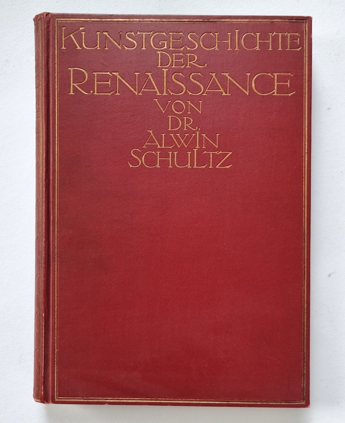 Allgemeine Kunstgeschichte der Renaissance, Erster Band, Die Architektur und die Plastik - Abb. Buchdeckel