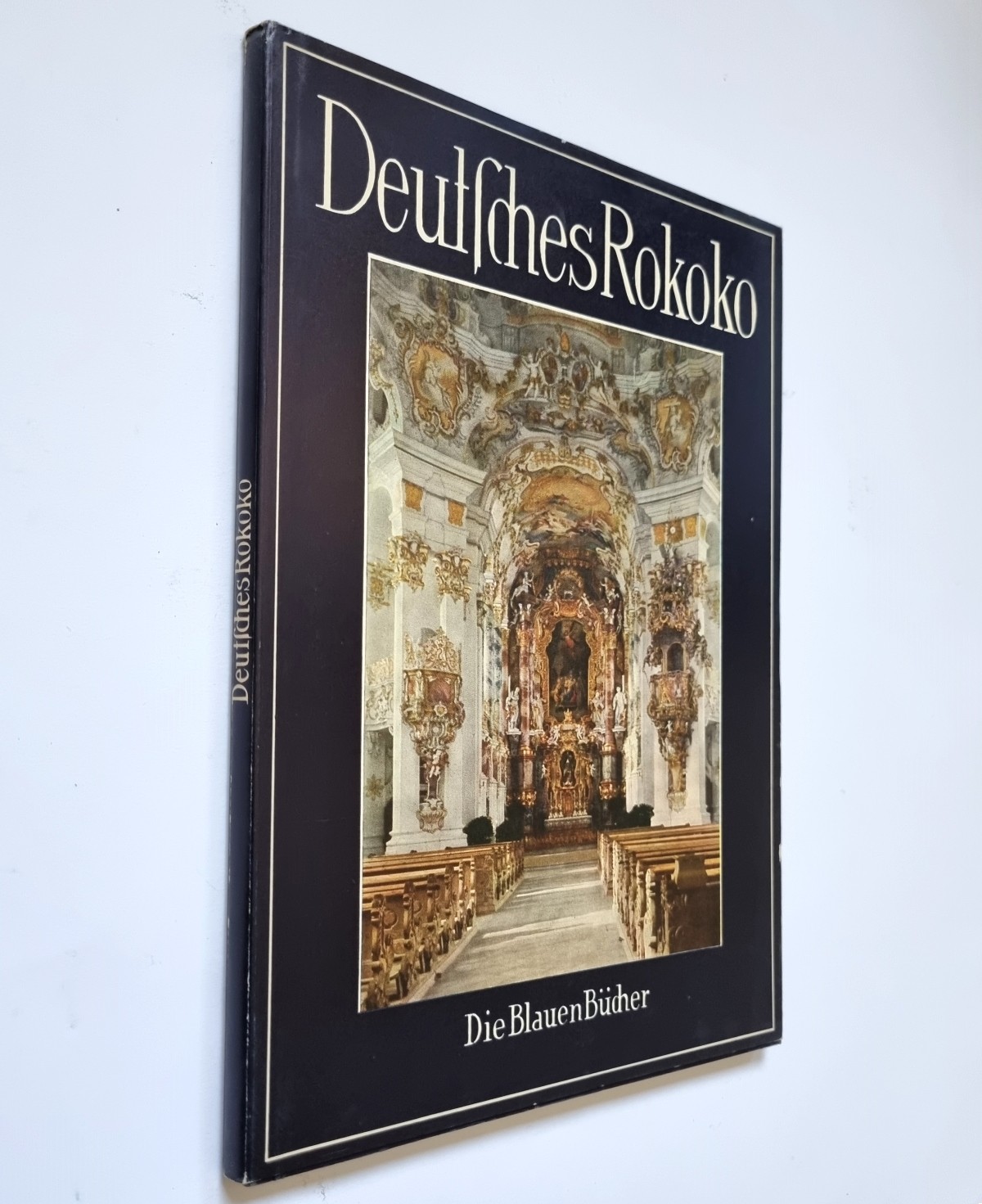 Deutsches Rokoko, Bucheinband von 1956, Reihe: Die Blauen Bücher