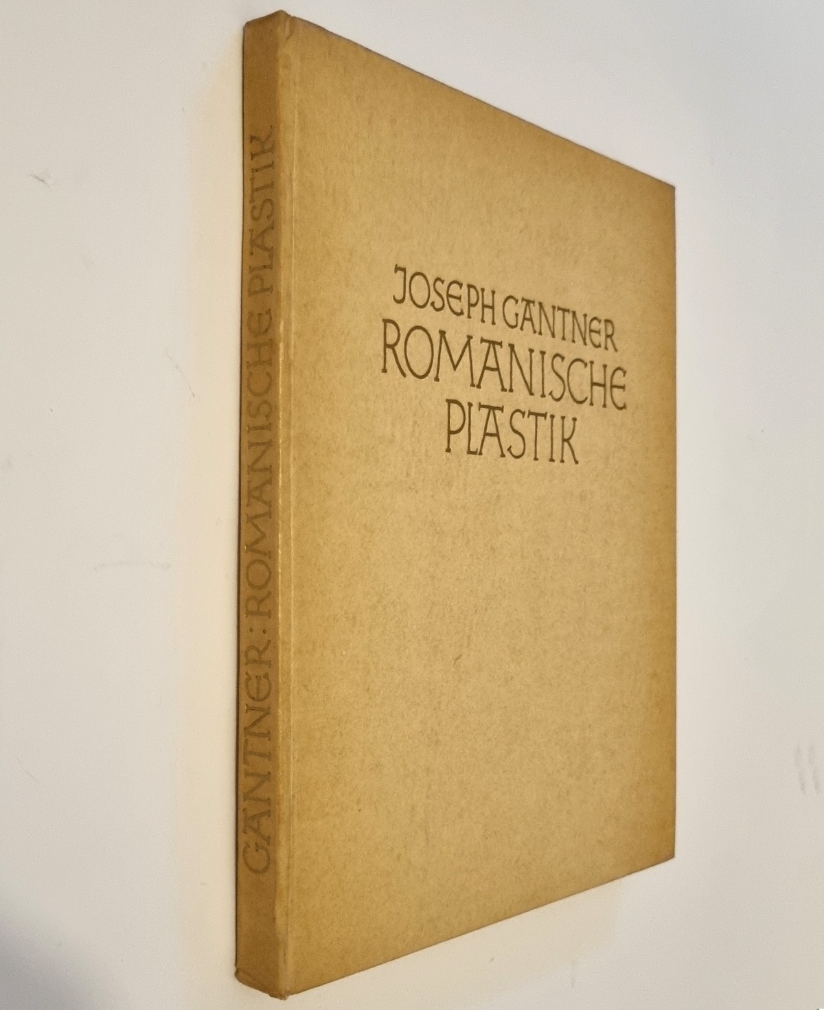 Romanische Plastik, Inhalt und Form in der Kunst des 11. und 12. Jahrhunderts, Einband 1948