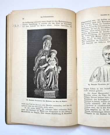 Die Italienische Plastik, Buch von Wilhelm Bode von 1891, Buchseite 94