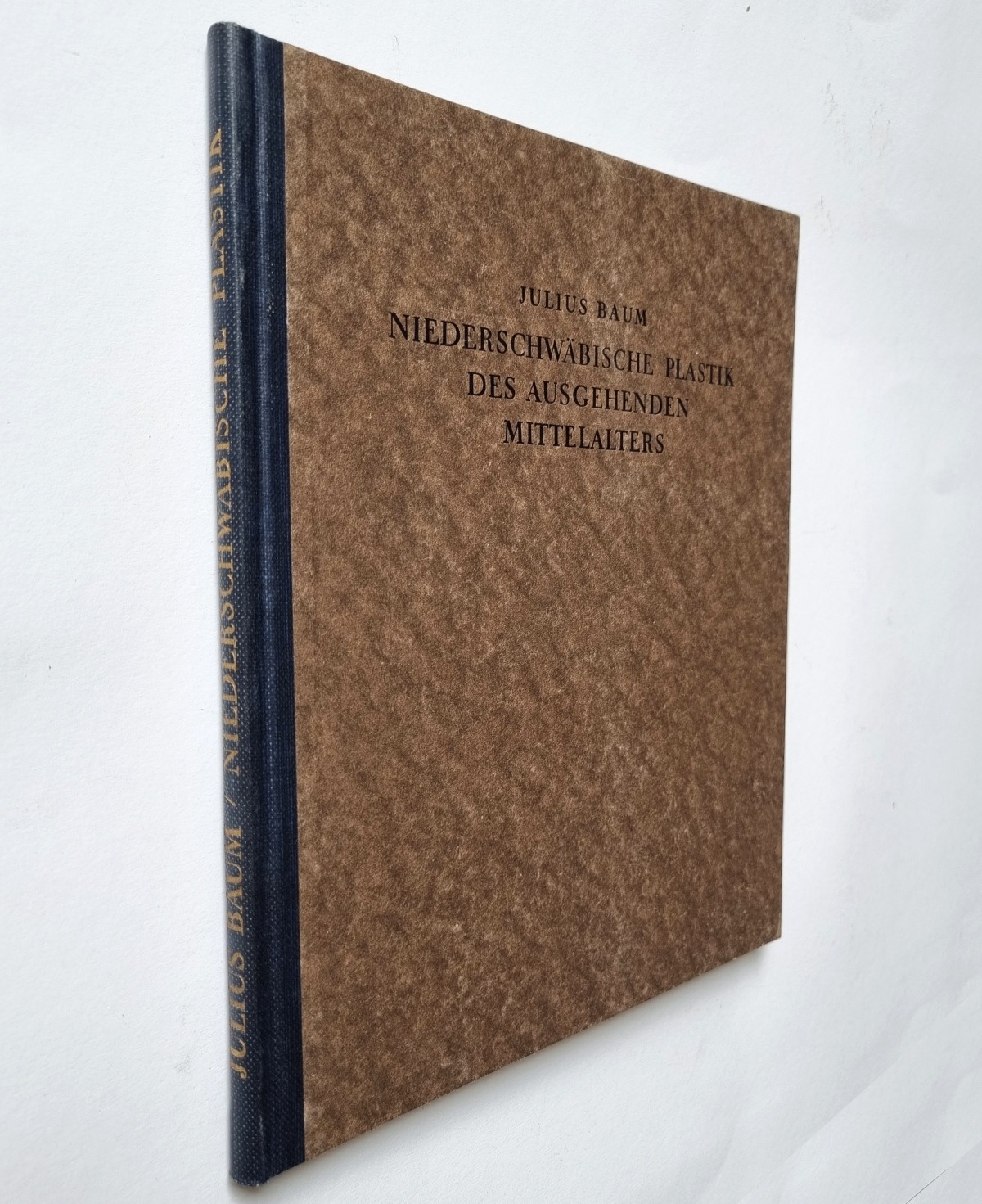 Niederschwäbische Plastik des ausgeheden Mittelalters, Buch von 1925, Einband