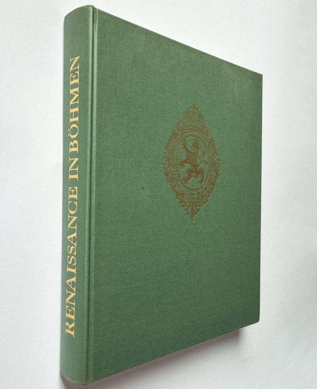 Buch Renaissance in Böhmen, Ansicht Leineneinband