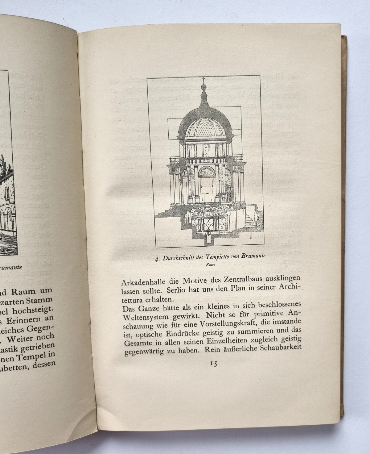 Plastik und Raum, Kunstbuch von A.E. Brinckmann 1922, Buchseite 15