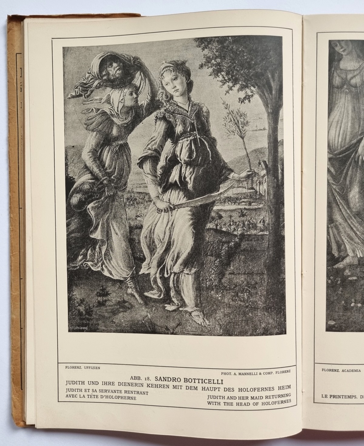 Die Frührenaissance der italienischen Malerei, Bildband von 1909, Bildseite 18, Botticelli