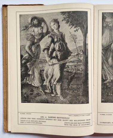Die Frührenaissance der italienischen Malerei, Bildband von 1909, Bildseite 18, Botticelli