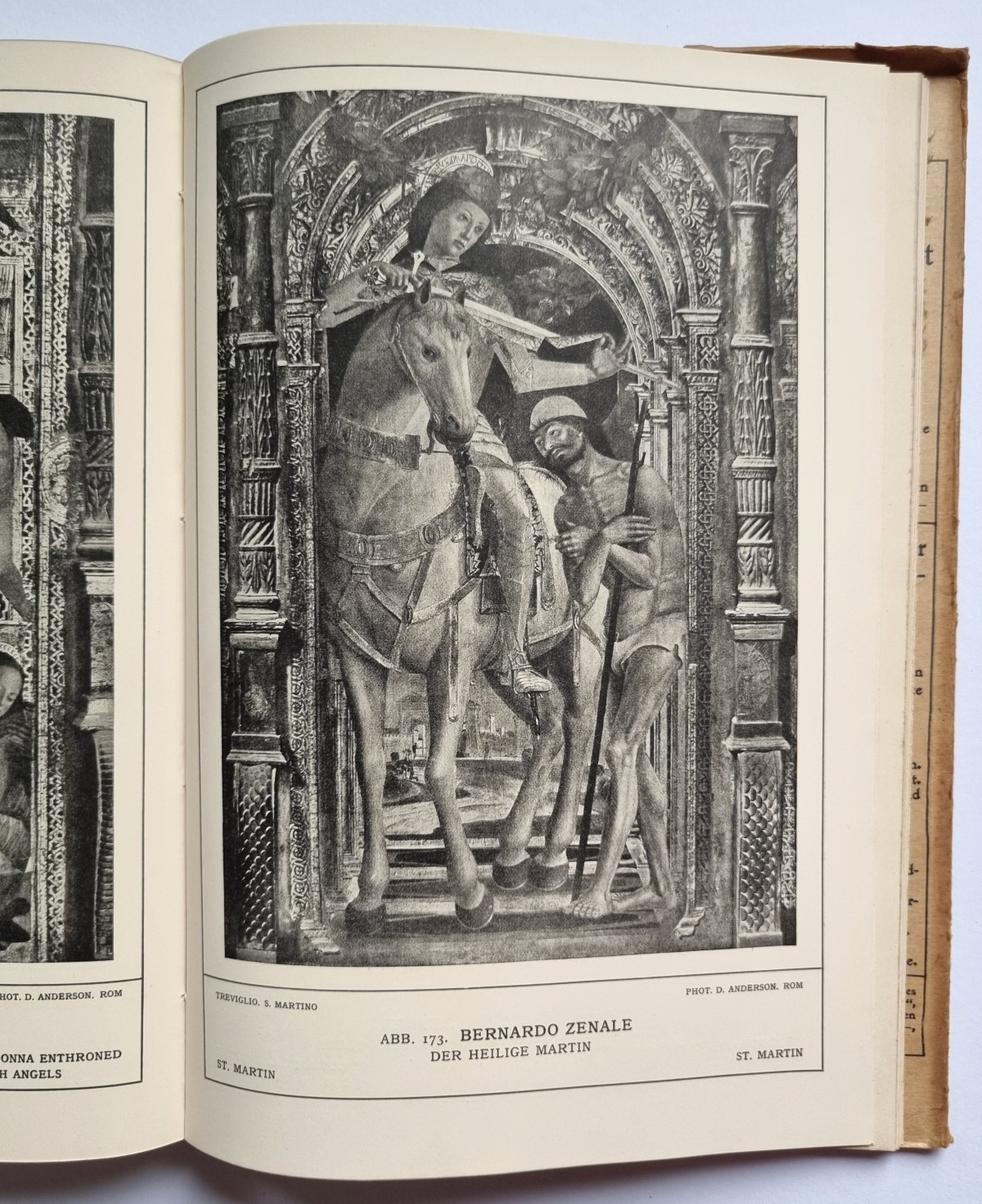 Die Frührenaissance der italienischen Malerei, Bildband von 1909, Abb. 173, Zenale, Der heilige Martin