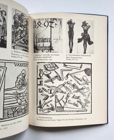 Künstler und Werkstatt der Spätgotik, Buch von Hans Huth 1967, Bildseite Bilder 5-7