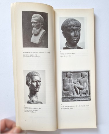 Skulpturenkatalog Alexaner Zschokke 1921 - 1974, Buchseiten 2-3