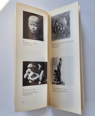 Skulpturenkatalog Alexaner Zschokke 1921 - 1974, Buchseiten 96 und 99