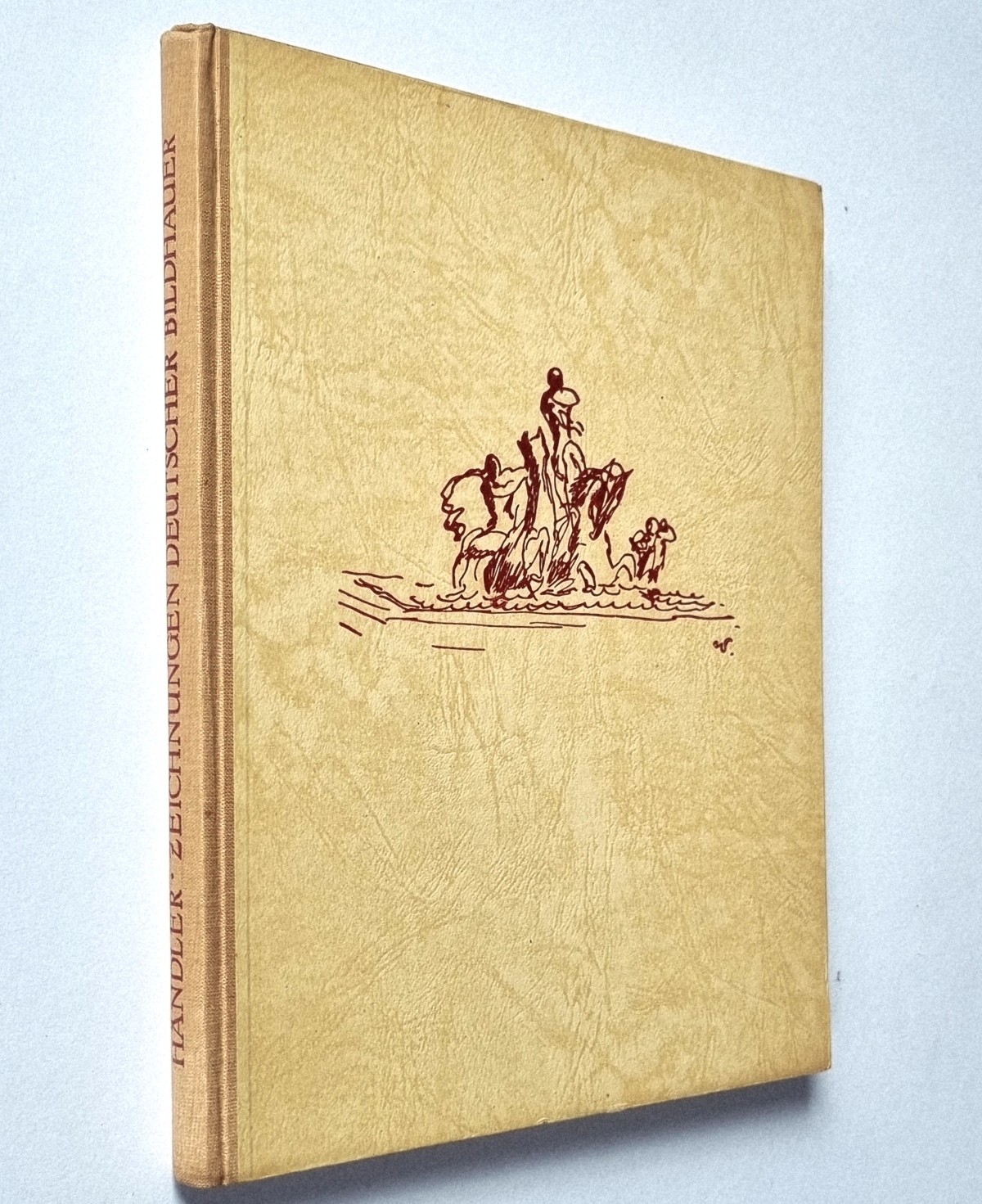 Zeichnungen Deutscher Bildhauer, Buch von 1943, Einband Halbleinen
