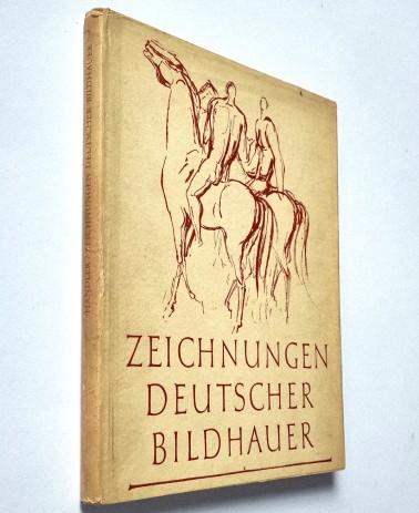 Zeichnungen Deutscher Bildhauer, Buch von 1943, Schutzumschlag