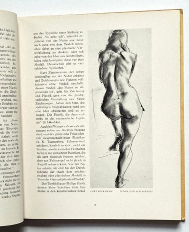 Zeichnungen Deutscher Bildhauer, Buch von 1943, Buchseite 19