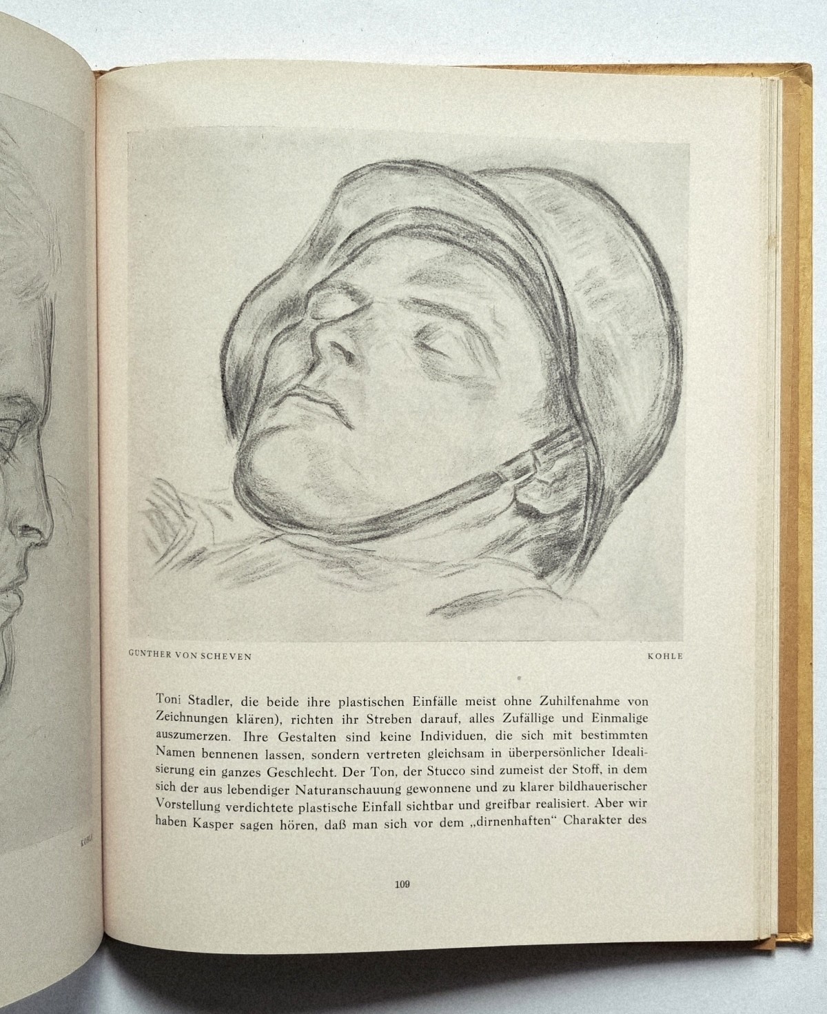 Zeichnungen Deutscher Bildhauer, 1943, Seite 109, Zeichnung von Günther von Scheven