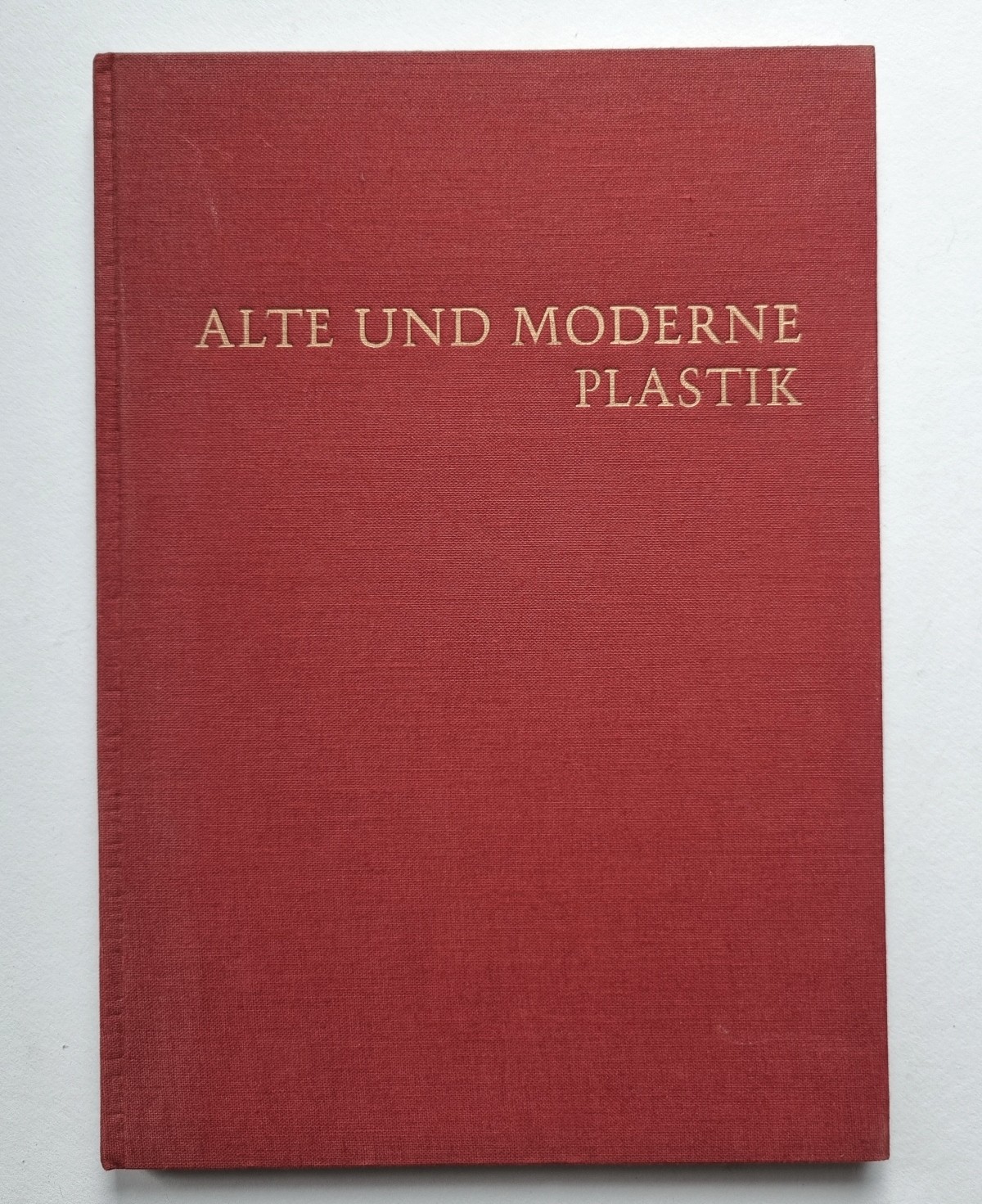 Alte und moderne Plastik, Kunstbuch von 1967, Buchdeckel
