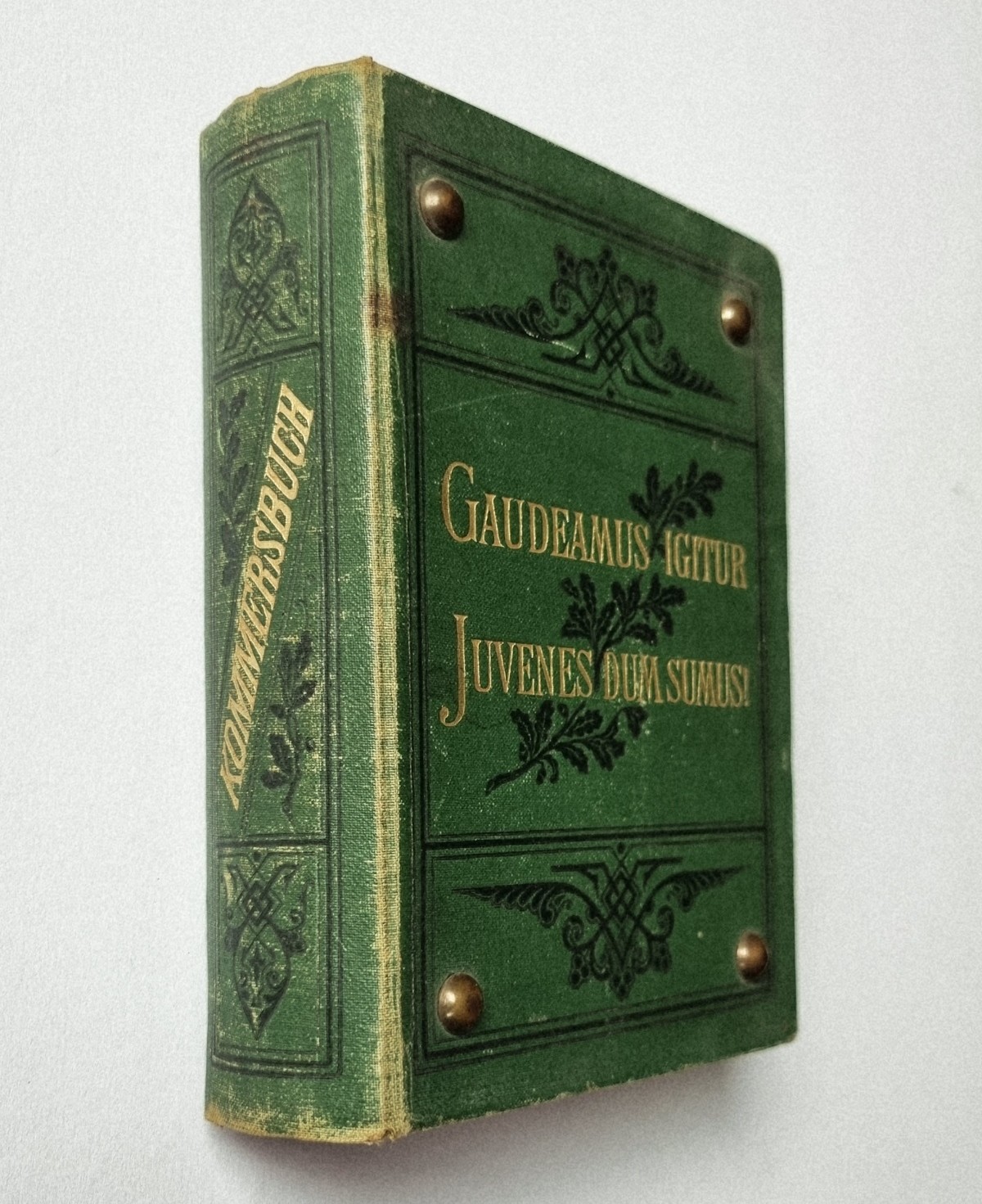 Allgemeines deutsches Kommersbuch 81.-85. Aufl., ca. 1908, Einband