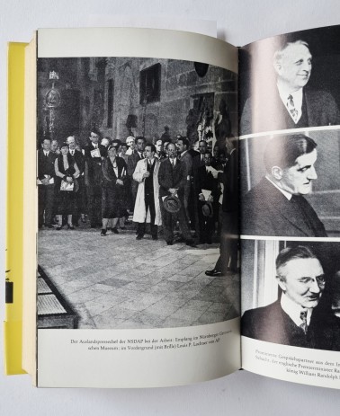 Buch von Ernst Hanfstaengl, 15 Jahre mit Hitler. Buchseite mit Bildtafel
