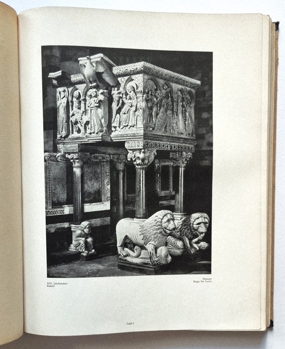 Italienische Plastik vom 15. bis 18, Jahrhundert. Buch von F. Knapp von 1923. Bildtafel 1