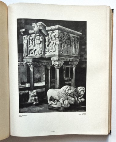 Italienische Plastik vom 15. bis 18, Jahrhundert. Buch von F. Knapp von 1923. Bildtafel 1