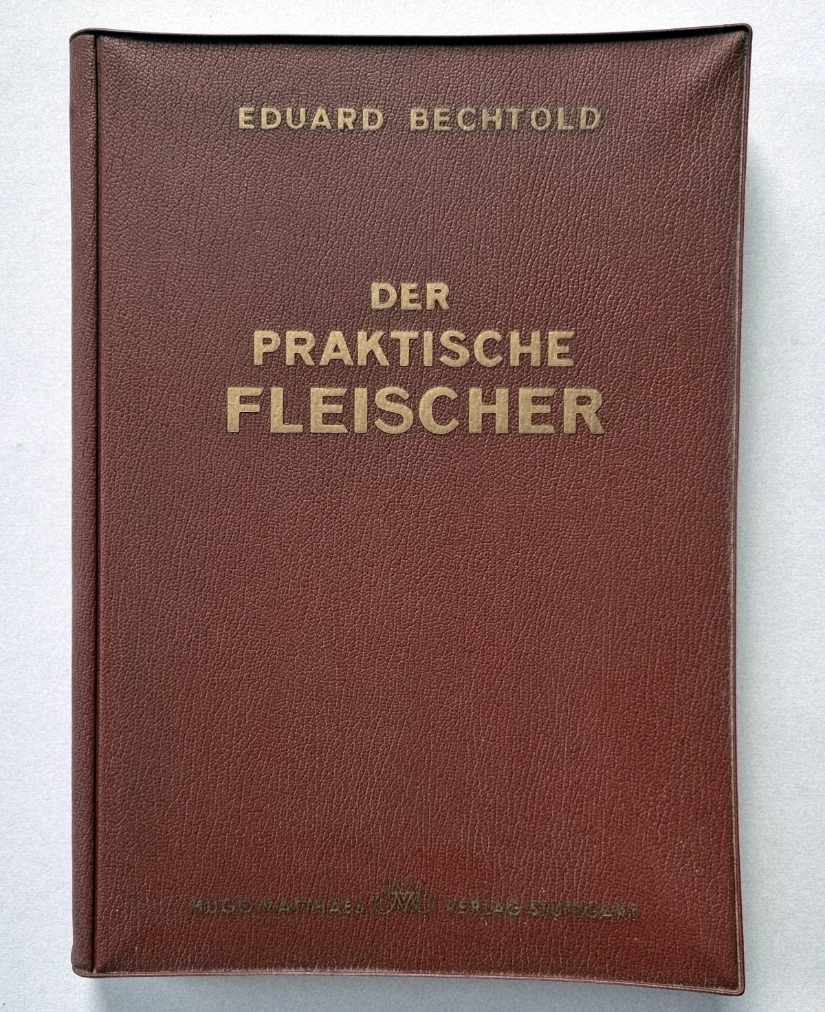 Der praktische Fleischer Band 1 von 1956, Buchdeckel